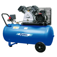 Compressore a pistone lubrificato mobile 50 lt 10 ba